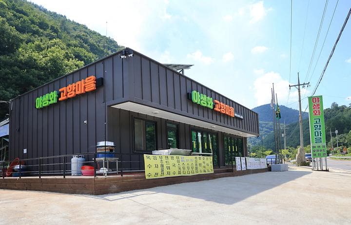 600마지기 가는길 야영장