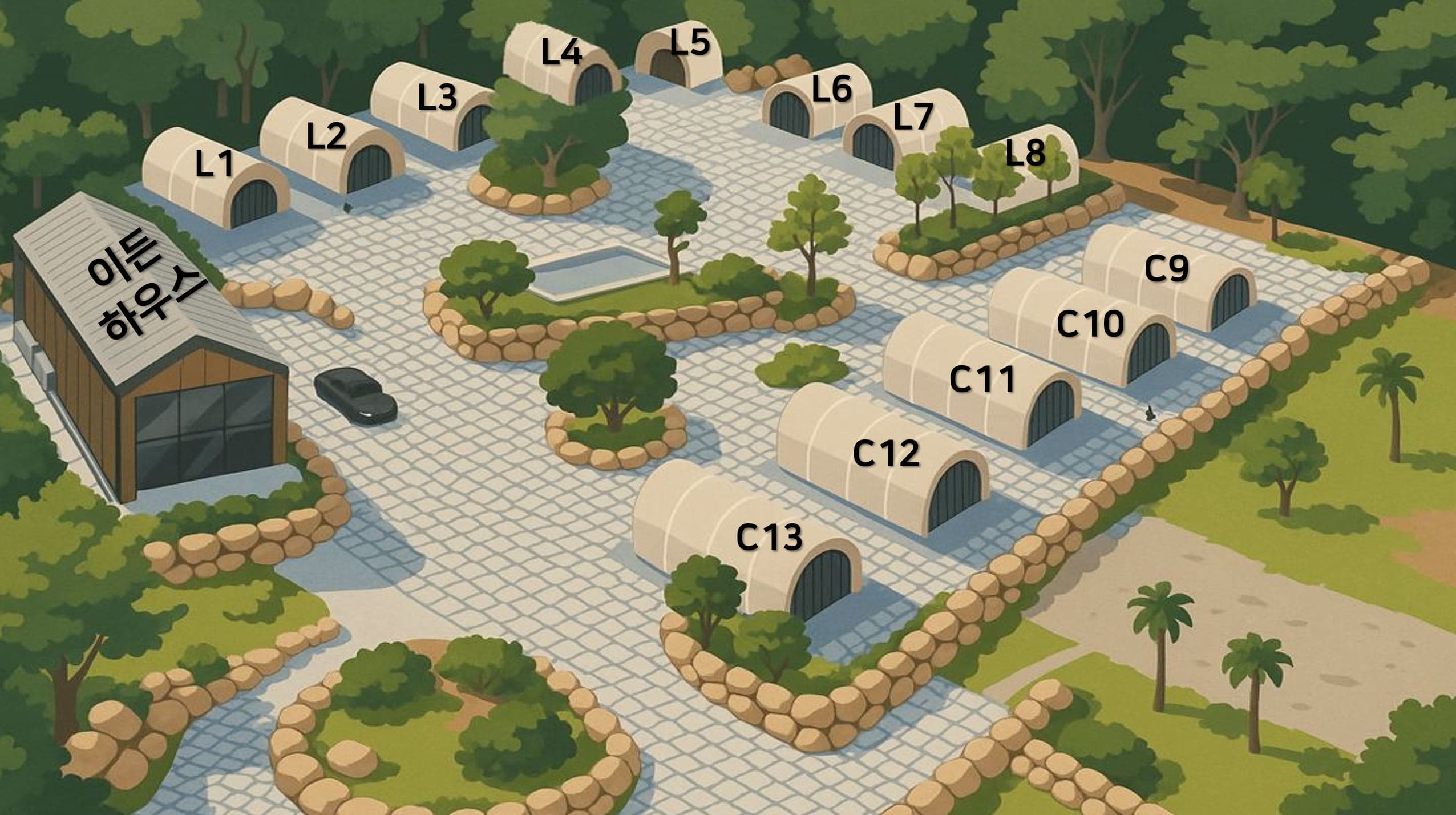 이든관광농원 글램핑