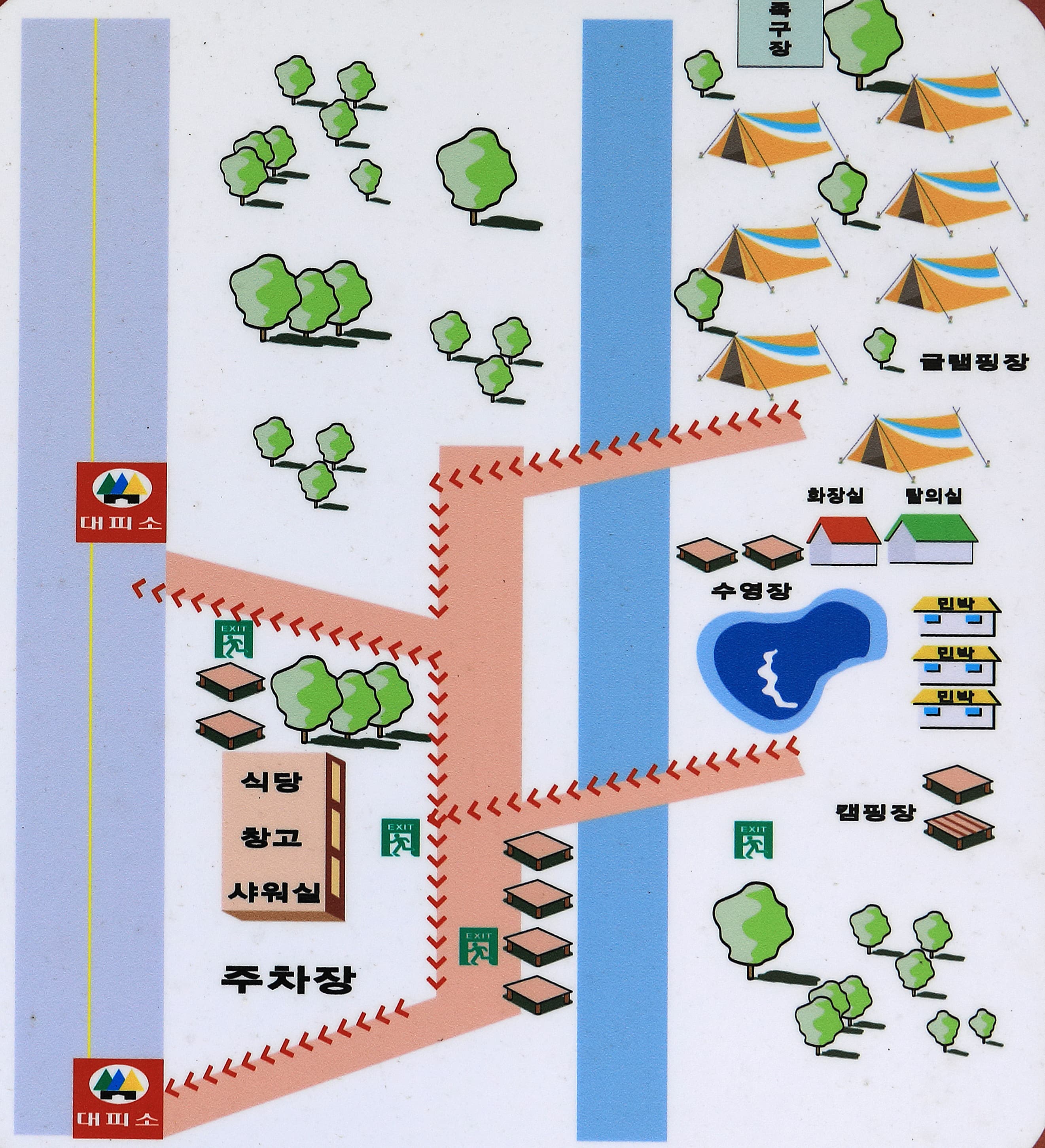 칠갑산도림휴양림캠핑장