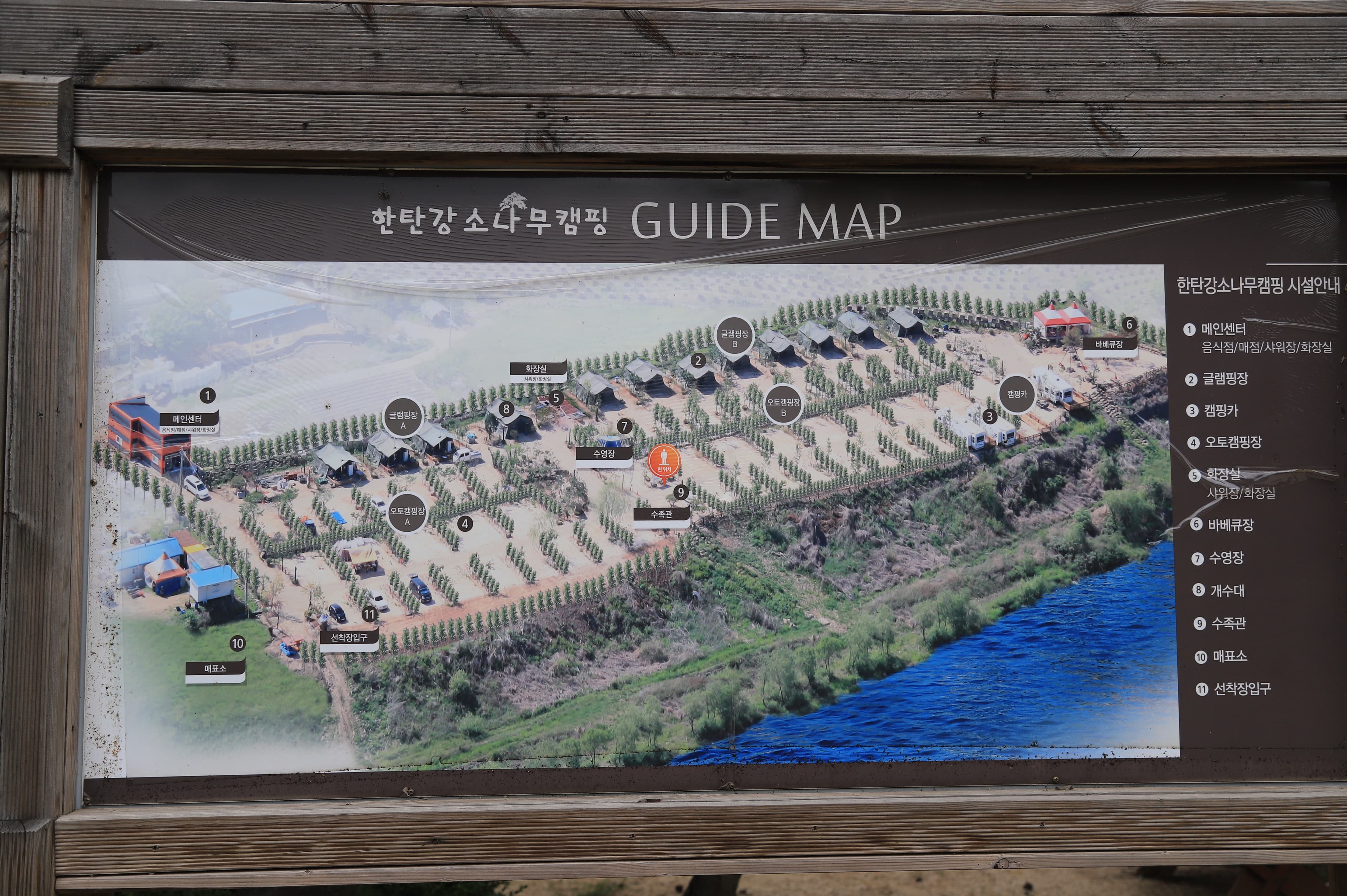 한탄강 소나무 캠핑