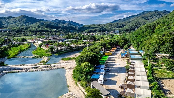 휴레스트 글램핑앤카라반