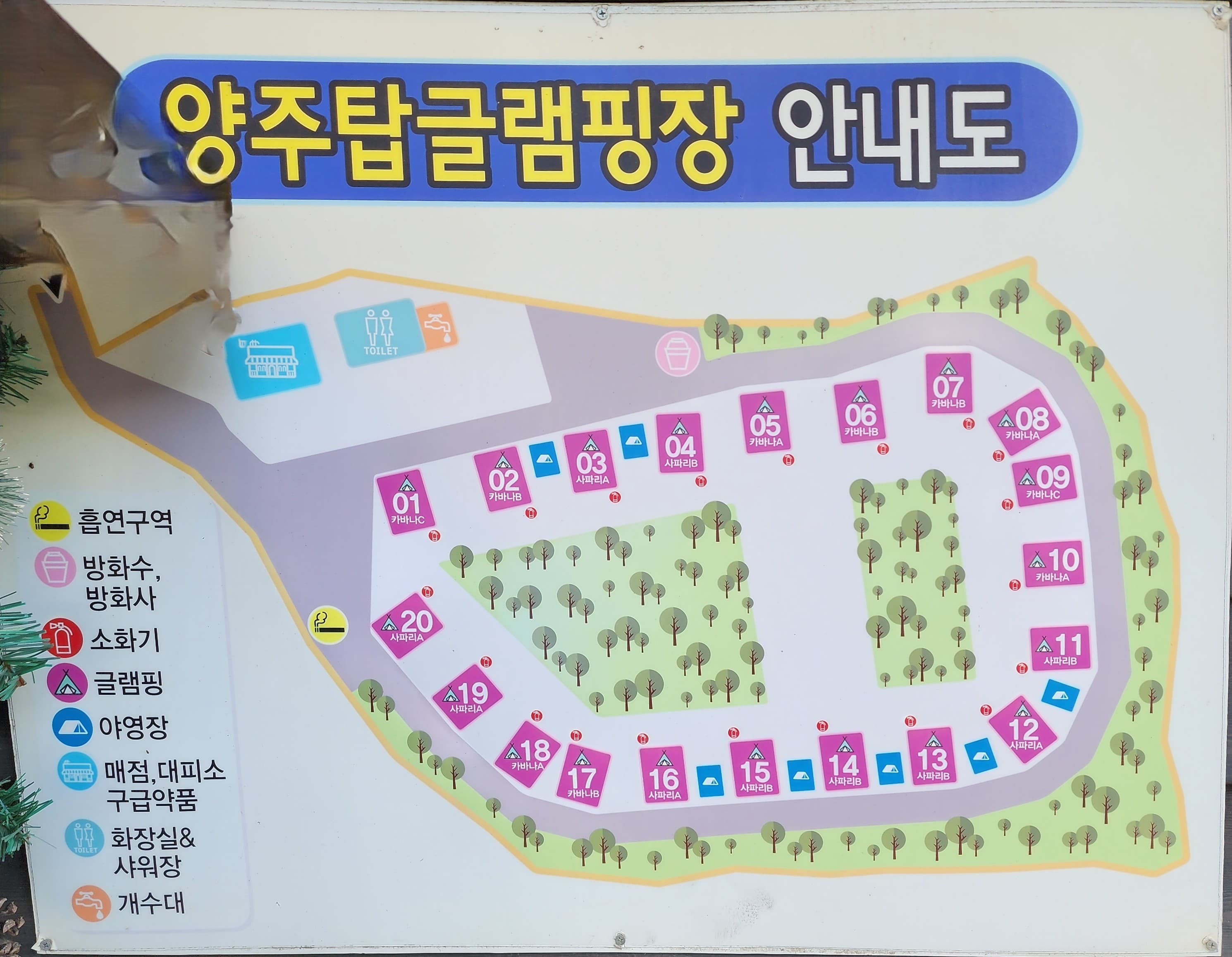 양주 탑 관광농원 글램핑장